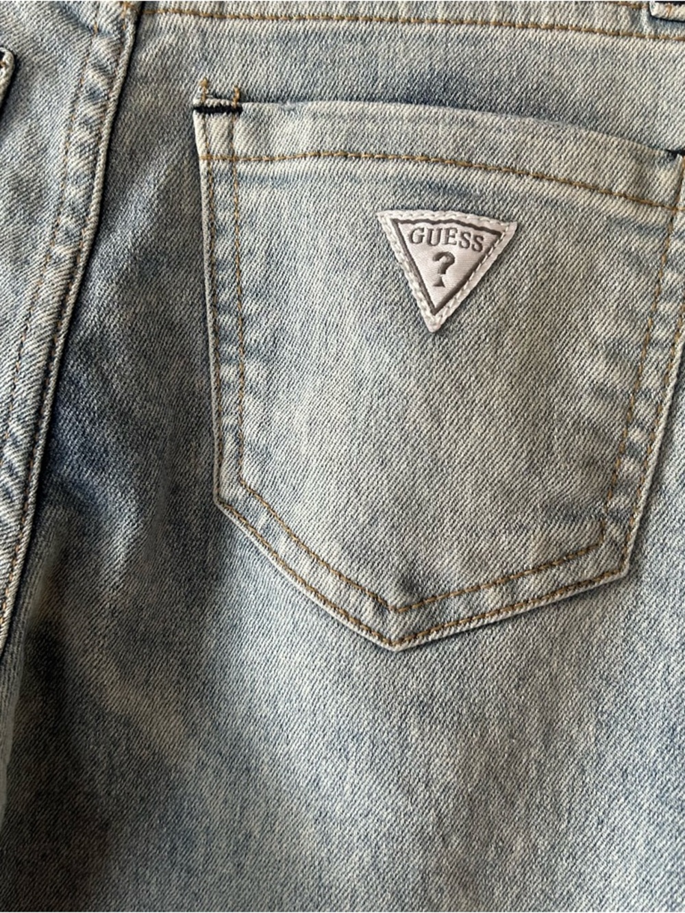 Guess Light Blue Wide-Leg Denim Jeans for Girls - Picture 4 of 8